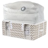 Compactor beige Ikat Caja Almacenaje Semi-Rígida Al Vacío - XXL