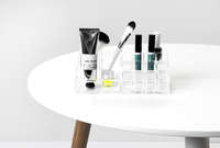 Organizador transparente para maquillaje y productos de belleza