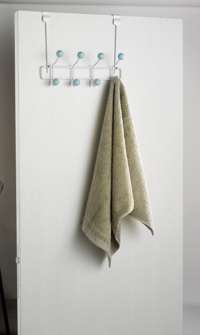 Colgador de puerta "Quadra" rosa