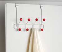 Colgador de puerta "Quadra" rosa