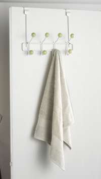 Colgador de puerta "Quadra" rosa