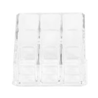 Organizador de barras de labios, transparente