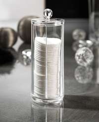 Dispensador de algodones, transparente