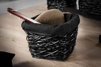 Cesto "Crazy" negro tamaño S