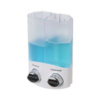 Dispensador de jabón mural "Duo" blanco