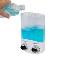 Dispensador de jabón mural "Duo" blanco