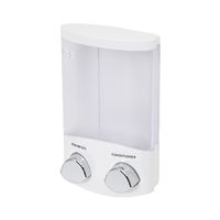 Dispensador de jabón mural "Duo" blanco
