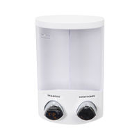 Dispensador de jabón mural "Duo" blanco