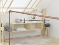 Percha con pinzas para faldas o pantalones "Axel"