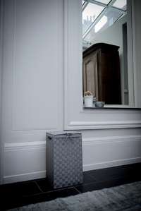 Cesta para la colada cuadrada STAN Gris