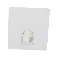 Gancho transparente reposicionable