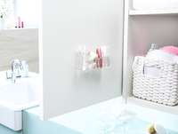 Organizador mural de maquillaje 4 compartimentos