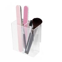 Organizador mural de maquillaje / higiene - 2 compartimentos