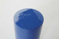 Bote grande de bambú lacado color índigo "Danang"