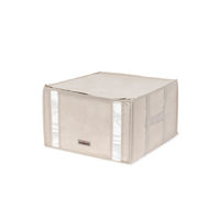 Compactor Beige "2.0" Caja Almacenaje Semi-Rígida Al Vacío - M