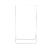 Colgadores para ropa "Fyn", color blanco