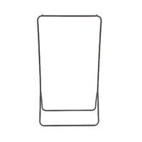 Colgadores para ropa "Fyn", color negro