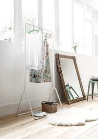 Colgadores para ropa "Niels", blanco