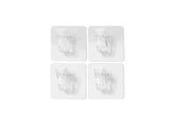 Lote de 4 pinzas "Clip" auto adhesivas