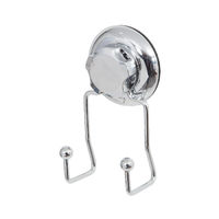 Gancho doble con ventosa