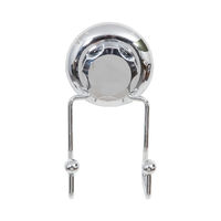 Gancho doble con ventosa