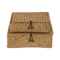 Lote de 2 cestas "Macao" canela