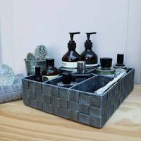 Separador de cajones gris oscuro